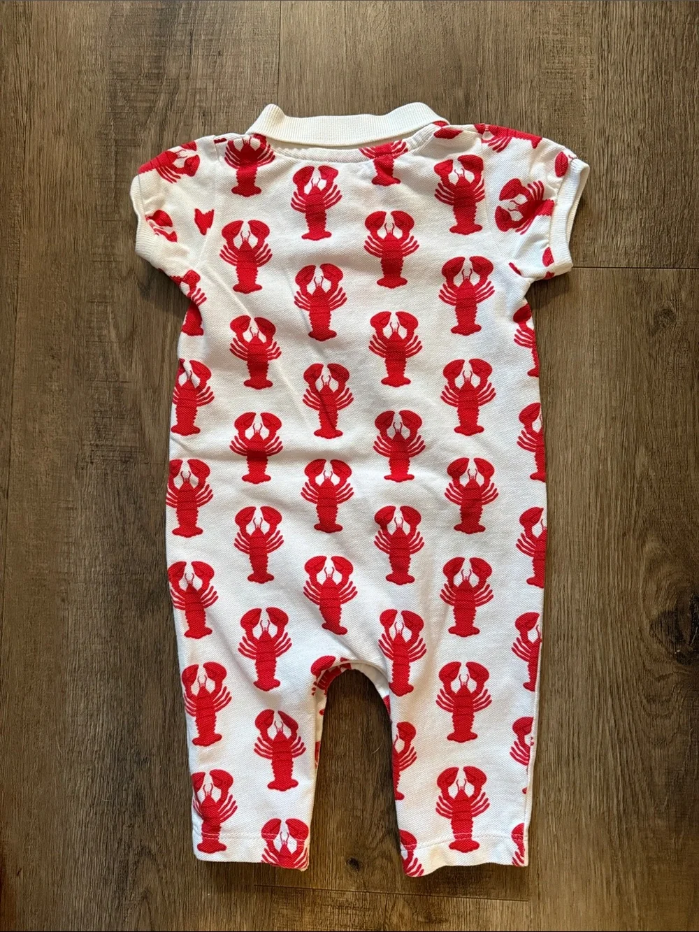 Monica and Andy Lobster Polo Romper